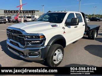2025 Bright White Clearcoat Ram 4500 Chassis Cab Tradesman 4X4 Automatic 4 Door