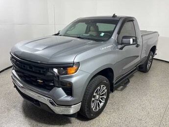 2025 Sterling Gray Metallic Chevrolet Silverado 1500 Work Truck 2 Door Truck RWD Automatic