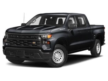 2023 Black Chevrolet Silverado 1500 Custom 4 Door G 2.7L 4 Cylinder Engine2.7 Automatic Truck RWD