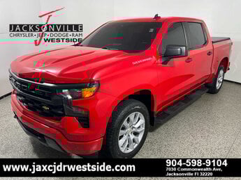 2023 Red Hot Chevrolet Silverado 1500 Custom 4X4 G 2.7L 4 Cylinder Engine2.7 4 Door