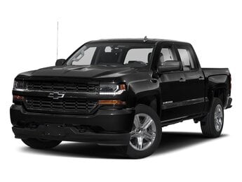 2018 Black Chevrolet Silverado 1500 Custom 4X4 Truck G 5.3L 8 Cylinder Engine5.3