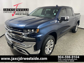 2022 Northsky Blue Metallic Chevrolet Silverado 1500 LTD LTZ G 5.3L 8 Cylinder Engine5.3 4X4 4 Door Automatic Truck
