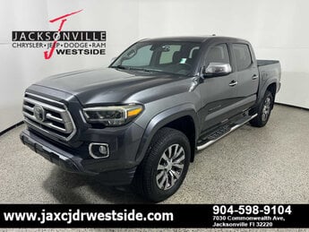 2020 Magnetic Gray Metallic Toyota Tacoma Limited 4 Door Truck 4X4 Automatic G 3.5L V6 Cylinder Engine3.5