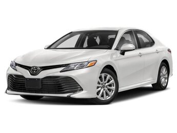 2020 Super White Toyota Camry LE 4 Door Car FWD Automatic