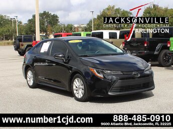 2024 Midnight Black Metallic Toyota Corolla LE 4 Door Car Automatic (CVT)