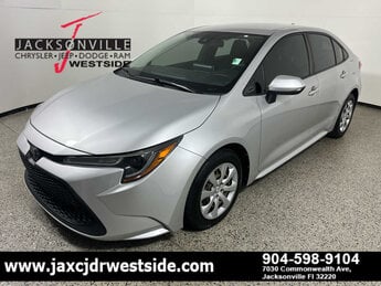 2021 Classic Silver Metallic Toyota Corolla LE Car Automatic (CVT) 4 Door