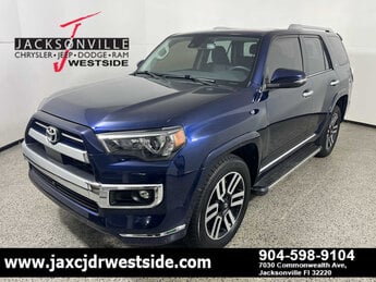 2023 Nautical Blue Metallic Toyota 4Runner Limited SUV 4 Door 4X4