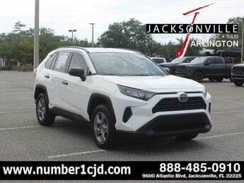 2022 White Toyota RAV4 Hybrid LE H 2.5L 4 Cylinder Engine2.5 Automatic (CVT) SUV