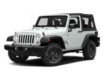 2018 Bright White Clearcoat Jeep Wrangler JK Sport 3.6L V6 24V VVT Engine Automatic 4X4 SUV 2 Door