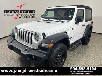 2023 Bright White Clearcoat Jeep Wrangler Sport G 2.0L 4 Cylinder Engine2.0 Automatic 4X4 2 Door