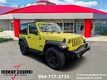 2023 High Velocity Clearcoat Jeep Wrangler Sport S 2 Door Automatic 4X4 3.6L V6 24V VVT Engine