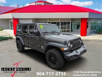 2018 Jeep Wrangler Sport 4X4 3.6L V6 24V VVT Engine 4 Door Automatic