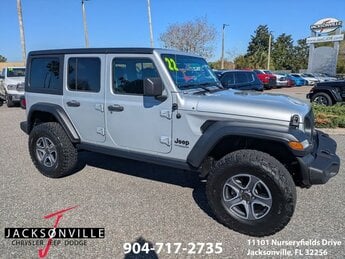2022 Jeep Wrangler Unlimited Sport S 3.6L V6 24V VVT Engine 4X4 SUV