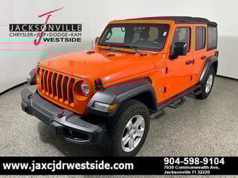 2018 Punkn Metallic Clearcoat Jeep Wrangler Unlimited Sport S Automatic SUV 4 Door G 3.6L V6 Cylinder Engine3.6