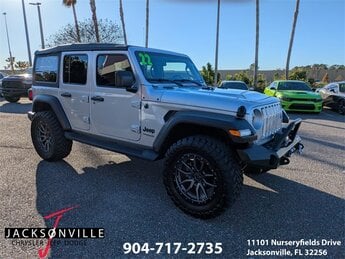 2022 Jeep Wrangler Unlimited Sport S 2.0L I4 DOHC Engine Automatic 4X4 SUV 4 Door