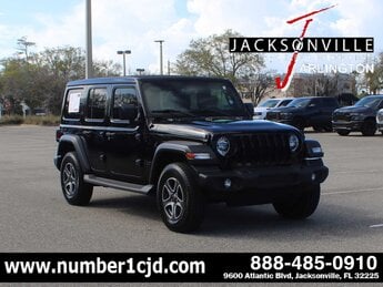 2022 Black Clearcoat Jeep Wrangler Unlimited Sport S SUV 4X4 4 Door