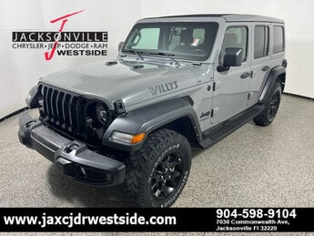 2021 Sting-Gray Clearcoat Jeep Wrangler Unlimited Willys G 2.0L 4 Cylinder Engine2.0 Automatic SUV 4X4 4 Door