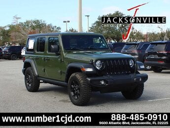2021 Sarge Green Clearcoat Jeep Wrangler Unlimited Willys Sport 4X4 G 2.0L 4 Cylinder Engine2.0 Automatic