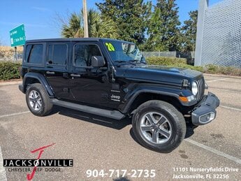 2020 Black Clearcoat Jeep Wrangler Sahara 3.6L V6 24V VVT Engine Automatic 4X4