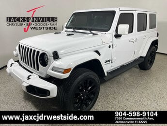 2022 Bright White Clearcoat Jeep Wrangler Unlimited High Altitude 4 Door SUV G 3.6L V6 Cylinder Engine3.6 4X4 Automatic