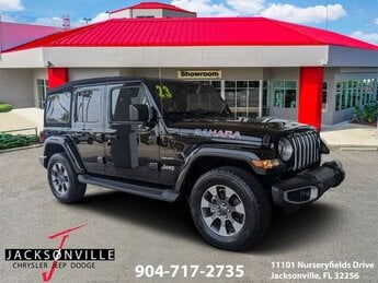 2023 Black Clearcoat Jeep Wrangler Sahara Automatic 4X4 3.6L V6 24V VVT Engine