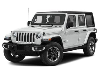 2022 Bright White Clearcoat Jeep Wrangler Unlimited Sahara Altitude 4X4 4 Door G 3.6L V6 Cylinder Engine3.6