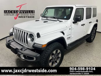 2018 Bright White Clearcoat Jeep Wrangler Unlimited Sahara SUV G 2.0L 4 Cylinder Engine2.0 Automatic
