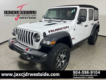2023 Bright White Clearcoat Jeep Wrangler Rubicon 4X4 G 3.6L V6 Cylinder Engine3.6 SUV Automatic