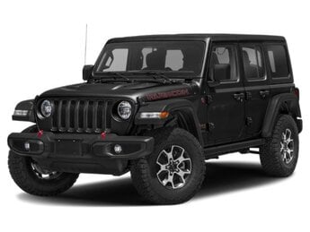 2021 Black Clearcoat Jeep Wrangler Unlimited Rubicon 3.6L V6 24V VVT Engine 4 Door 4X4 Automatic SUV