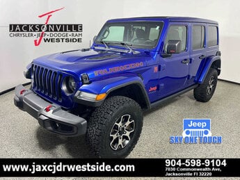 2020 Ocean Blue Metallic Clearcoat Jeep Wrangler Unlimited Rubicon SUV 4 Door G 3.6L V6 Cylinder Engine3.6