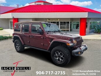 2021 Snazzberry Pearlcoat Jeep Wrangler Unlimited Rubicon 3.6L V6 24V VVT Engine 4 Door 4X4