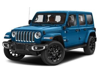 2022 Hydro Blue Pearlcoat Jeep Wrangler Unlimited Sahara 4xe 4 Door 4X4 Automatic 2.0L I4 DOHC Engine SUV