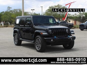 2022 Black Clearcoat Jeep Wrangler Unlimited Sahara High Altitude 4xe 4 Door 4X4 H 2.0L 4 Cylinder Engine2.0 Automatic SUV