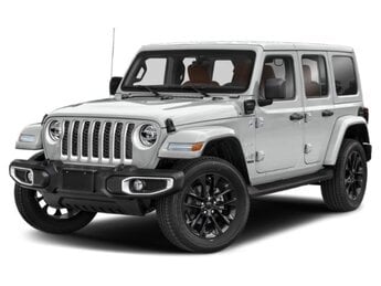 2021 Bright White Clearcoat Jeep Wrangler 4xe Unlimited Rubicon 4X4 4 Door Automatic