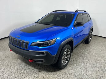 2022 Hydro Blue Pearlcoat Jeep Cherokee Trailhawk SUV Automatic 4 Door
