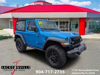 2024 Jeep Wrangler Willys 4X4 Automatic 2 Door 3.6L V6 24V VVT Engine SUV