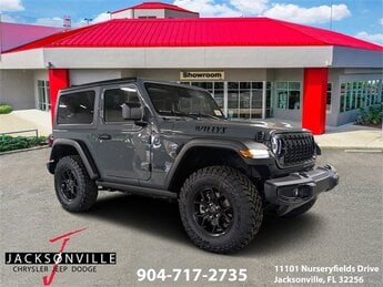 2025 Anvil Clear Coat Jeep Wrangler Willys SUV Automatic 2.0L I4 DOHC Engine