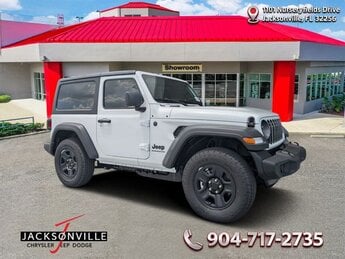 2026 Bright White Clearcoat Jeep Wrangler Sport Automatic 4X4 2.0L I4 DOHC Engine 2 Door SUV