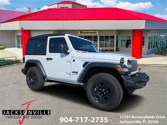 2026 Bright White Clearcoat Jeep Wrangler Sport Automatic 2 Door 4X4 2.0L I4 DOHC Engine