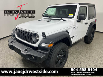 2026 Bright White Clearcoat Jeep Wrangler Sport 2 Door SUV 4X4 G 2.0L 4 Cylinder Engine2.0