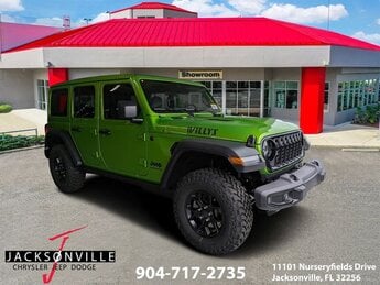 2026 mojito clearcoat Jeep Wrangler Willys SUV 4 Door 3.6L V6 24V VVT Engine Automatic 4X4
