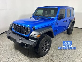 2025 Hydro Blue Pearlcoat Jeep Wrangler Sport S SUV Automatic 4X4 4 Door G 3.6L V6 Cylinder Engine3.6
