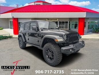 2026 Black Clearcoat Jeep Wrangler Willys Automatic SUV 3.6L V6 24V VVT Engine