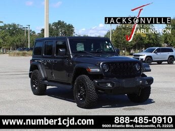 2024 Granite Crystal Metallic Clearcoat Jeep Wrangler Willys SUV 4 Door 4X4 G 3.6L V6 Cylinder Engine3.6
