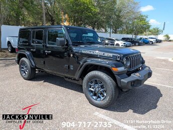2026 Black Clearcoat Jeep Wrangler 3.6L V6 24V VVT Engine 4X4 4 Door
