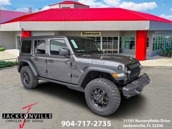 2026 Jeep Wrangler Willys 4X4 4 Door 3.6L V6 24V VVT Engine Automatic