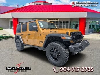 2026 Goldilocks Jeep Wrangler Willys 3.6L V6 24V VVT Engine 4 Door SUV 4X4