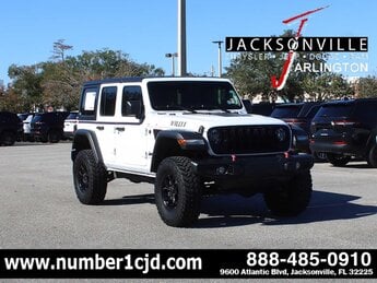 2024 Bright White Clearcoat Jeep Wrangler Willys 4 Door 4X4 SUV Automatic