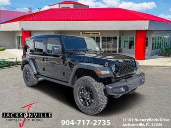 2026 Jeep Wrangler Willys SUV 4X4 4 Door Automatic 2.0L I4 DOHC Engine