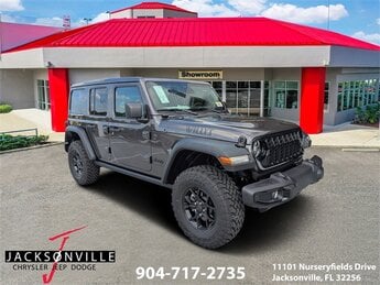 2025 Jeep Wrangler Willys 4 Door SUV 2.0L I4 DOHC Engine Automatic 4X4